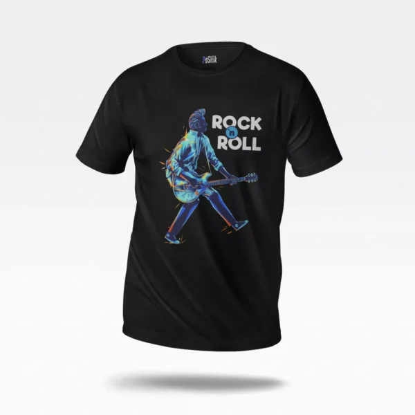 تیشرت طرح Rock n Roll