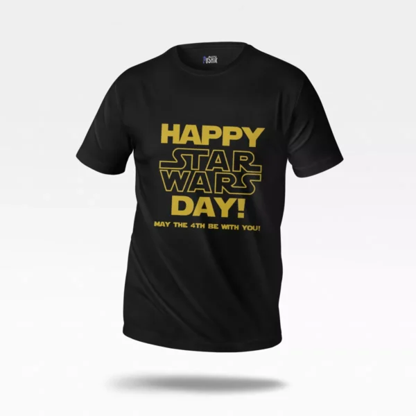تیشرت استار وارز طرح Happy Star Wars Day