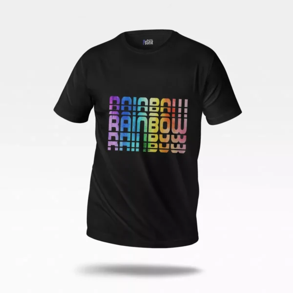 تیشرت طرح Rainbow Rainbow