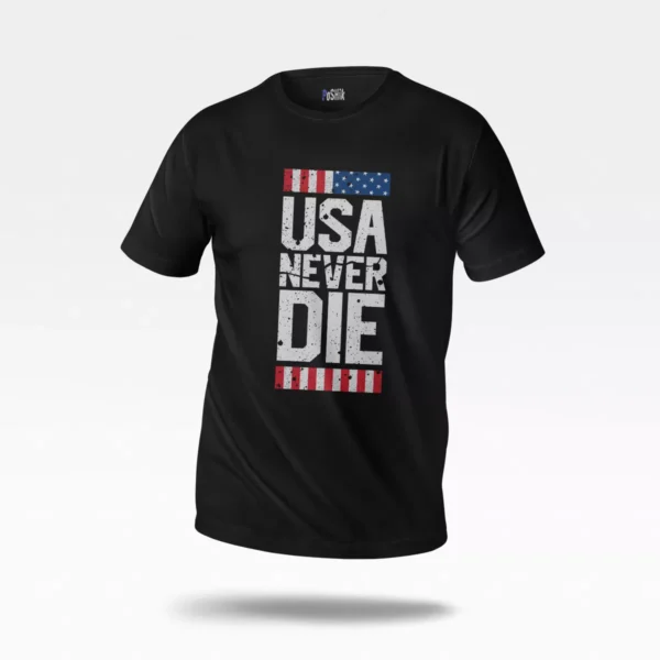 تیشرت طرح USA Never Die