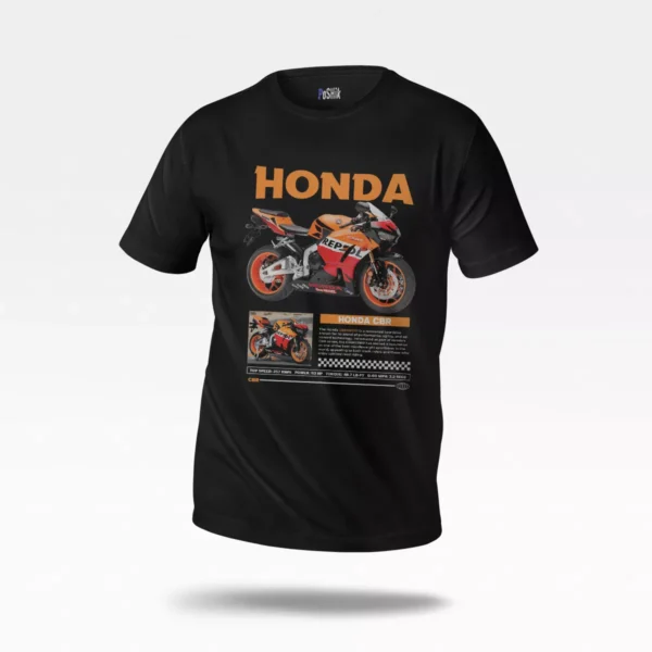 تیشرت موتورسیکلت طرح Honda CBR Repsol