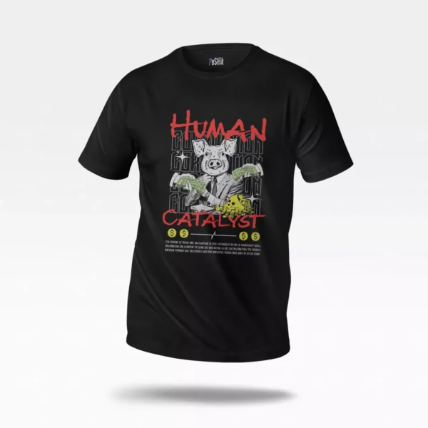 تیشرت خوک طرح Human Catalyst