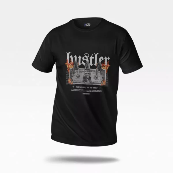 تیشرت طرح Hustler