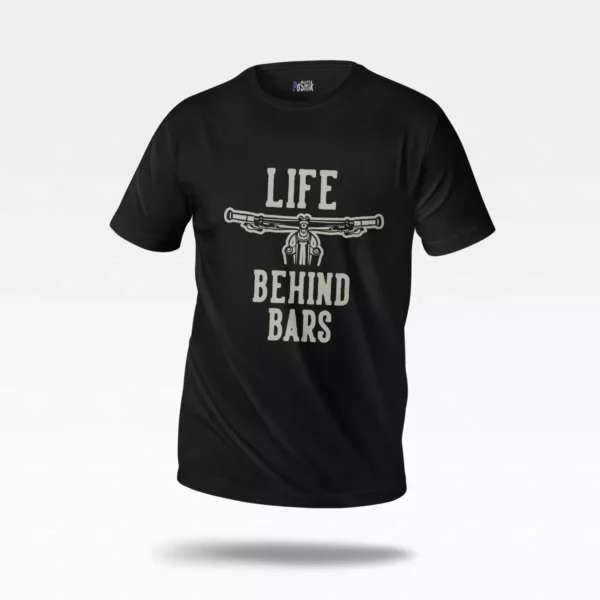 تیشرت دوچرخه‌سواری طرح Life Behind Bars