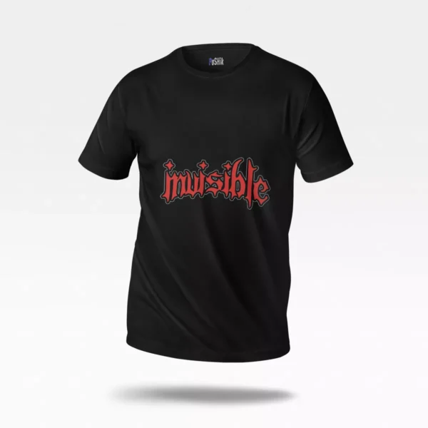 تیشرت گرافیتی طرح Invisible