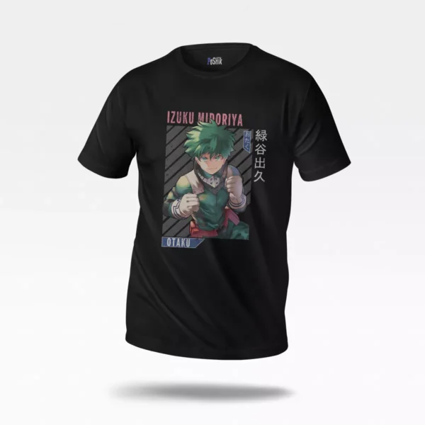 تیشرت انیمه پلاس اولترا طرح میدوریا (My Hero Academia)