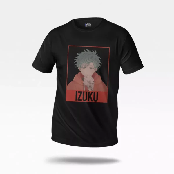 تیشرت انیمه پلاس اولترا طرح ایزوکو پوستری (Izuku)
