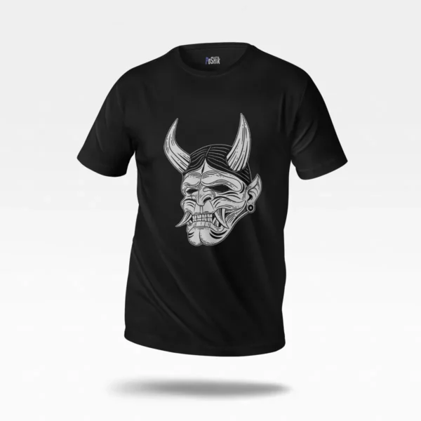 تیشرت طرح ماسک اونی (Oni Mask)