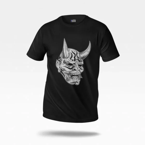 تیشرت طرح ماسک اونی (Oni Mask)