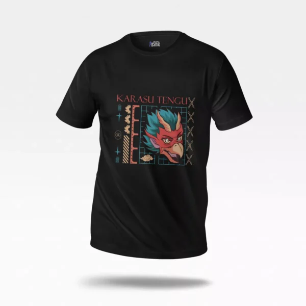 تیشرت طرح کاراسو تنگو (Karasu Tengu)