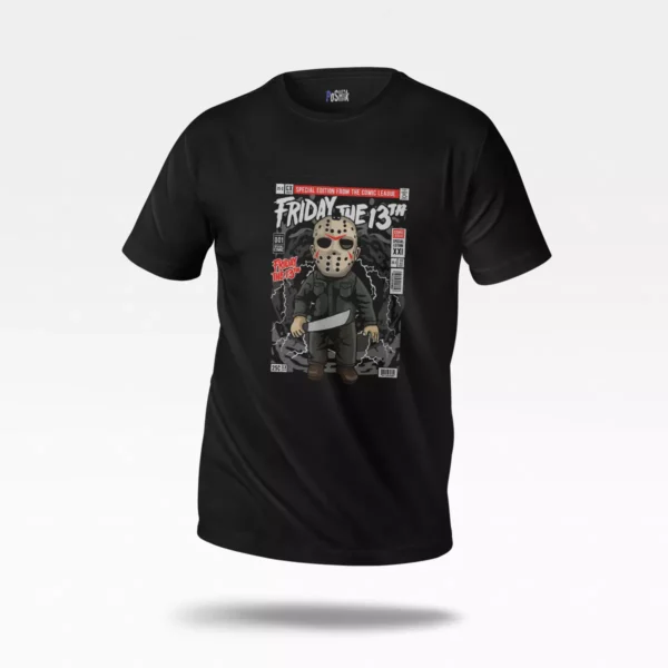 تیشرت جیسون طرح کمیک جمعه سیزدهم (Friday the 13th)