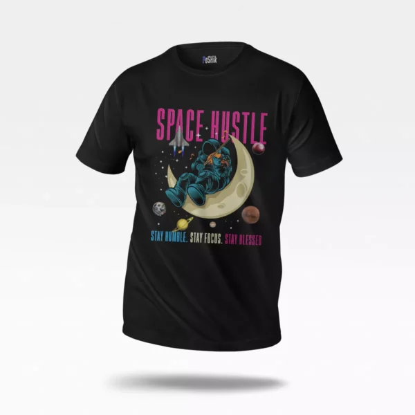 تیشرت فضانورد طرح Space Hustle