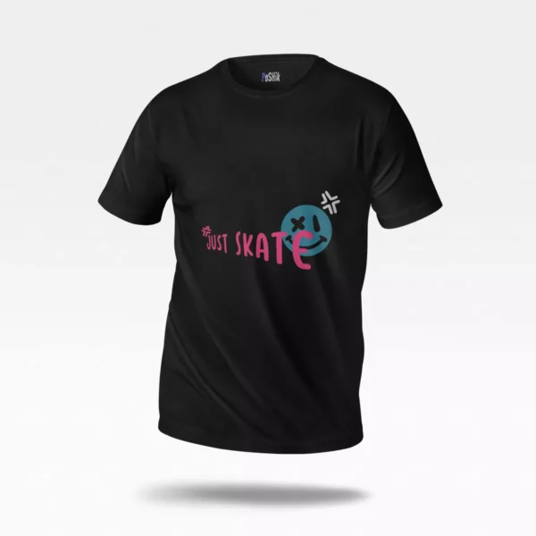 تیشرت طرح اسکیت اسمایلی استریت‌ویر (Just Skate)