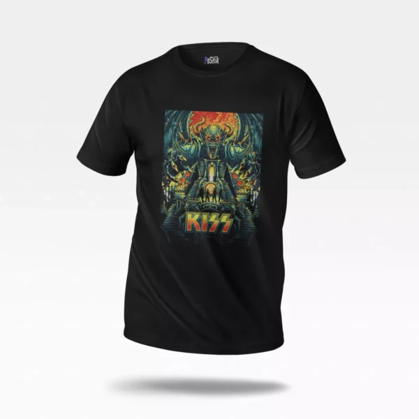 تیشرت کیس طرح دروازه اهریمنی (KISS)