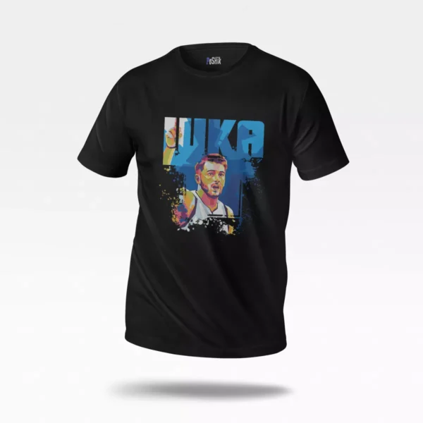 تیشرت بسکتبال طرح پاپ آرت لوکا دونچیچ (Luka Doncic)