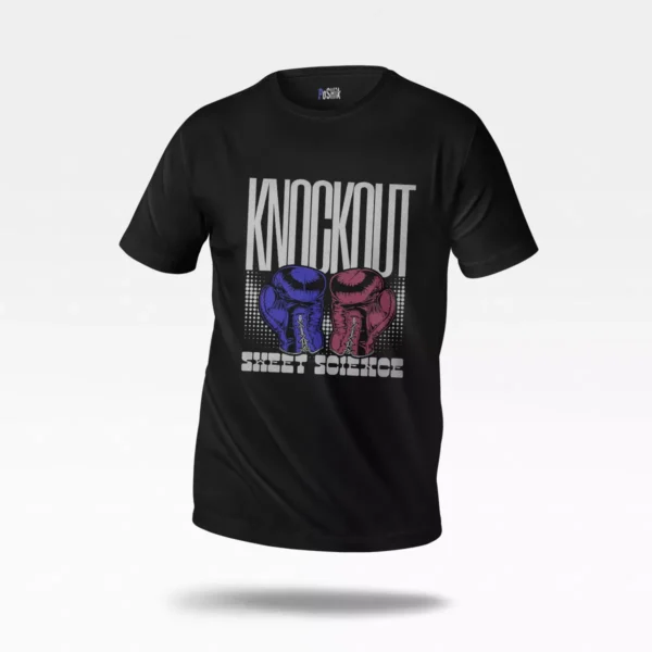 تیشرت بوکس طرح دستکش Knockout