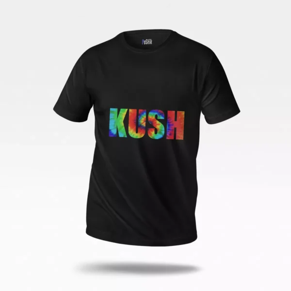 تیشرت نوشته Kush طرح تای‌دای