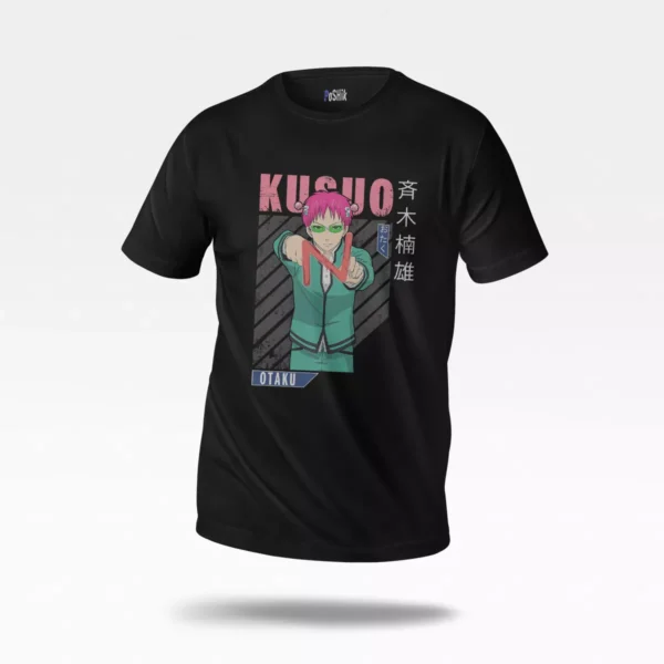 تیشرت انیمه سایکی کوسوئو طرح کوسوئو اوتاکو (Kusuo)
