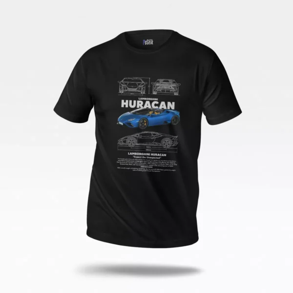 تیشرت لامبورگینی هوراکان طرح آبی (Huracan)