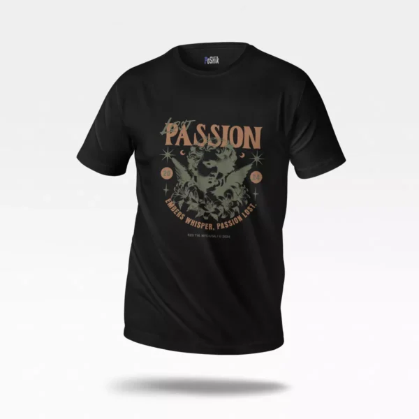 تیشرت طرح وینتیج Lost Passion