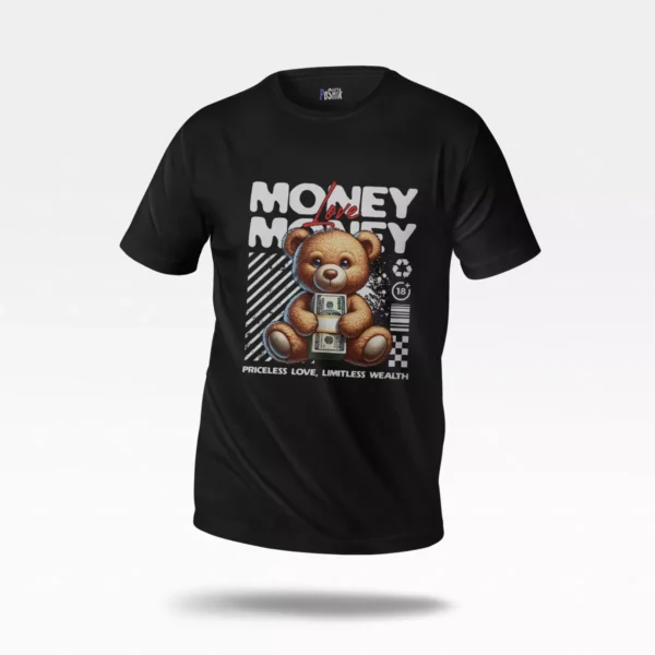 تیشرت خرس طرح Money Love Money