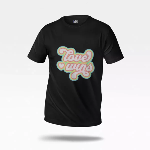 تیشرت عاشقانه طرح Love Wins