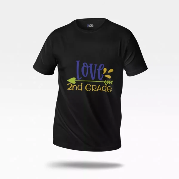 تیشرت مدرسه طرح کلاس دوم Love