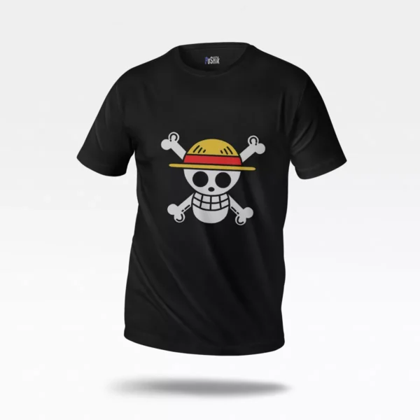 تیشرت انیمه وان پیس طرح جولی راجر (Jolly Roger)