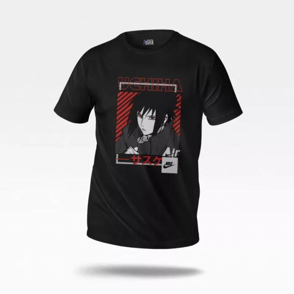 تیشرت انیمه ناروتو طرح ساسکه اوچیها (Sasuke Uchiha)