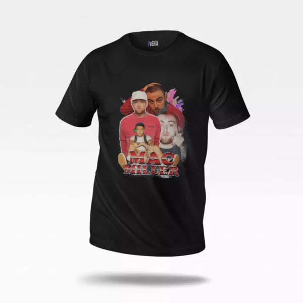 تیشرت مک میلر طرح کلاژ (Mac Miller)