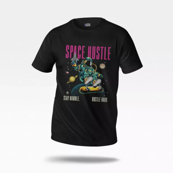 تیشرت فضانورد طرح Space Hustle