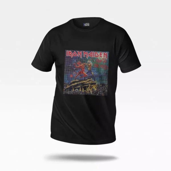 تیشرت آیرون میدن طرح Run To The Hills