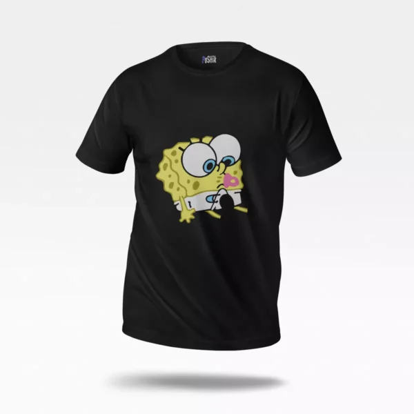 تیشرت باب اسفنجی طرح کارتونی (SpongeBob)