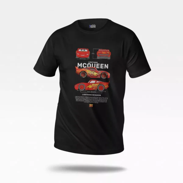 تیشرت انیمیشن کارز طرح لایتنینگ مک‌کویین (Lightning McQueen)