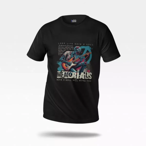 تیشرت طرح Memorials Rock N Roll