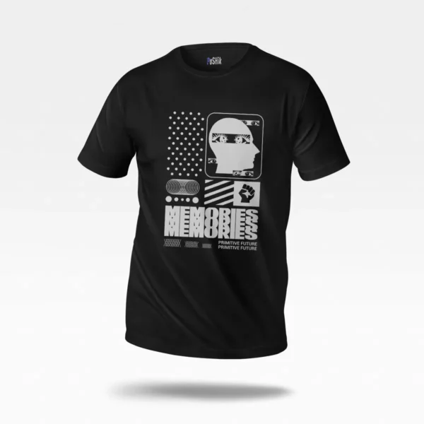 تیشرت طرح Memories Primitive Future