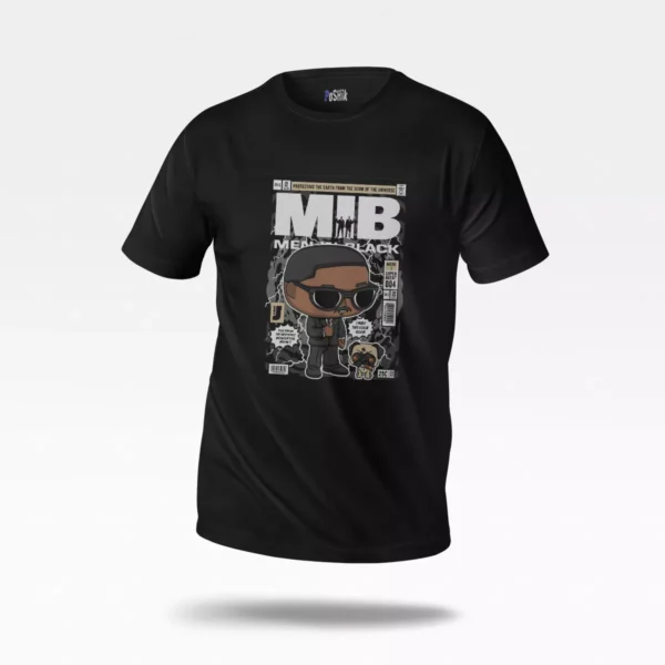 تیشرت طرح Men In Black کمیک