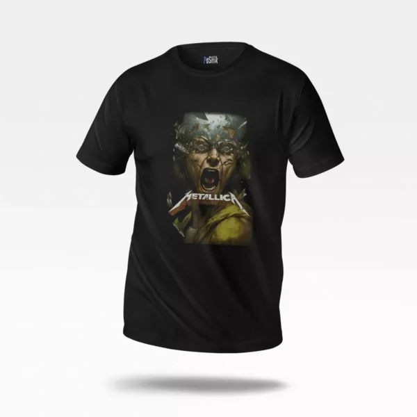 تیشرت متالیکا طرح چهره فریاد (Metallica)