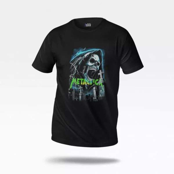 تیشرت متالیکا طرح مرگ آبی (Metallica)
