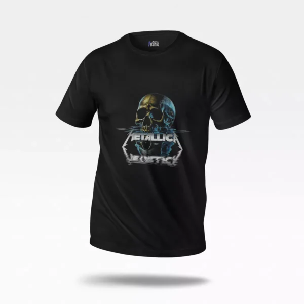 تیشرت متالیکا طرح جمجمه فلش (Metallica)