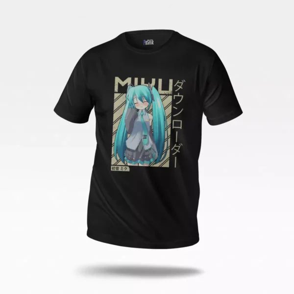 تیشرت هاتسونه میکو طرح Miku Downloader