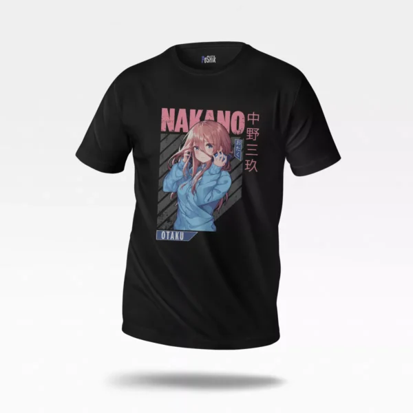 تیشرت انیمه طرح ناکانو آبی Otaku