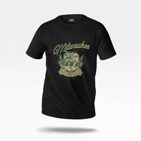 تیشرت طرح نشان بسکتبال Milwaukee