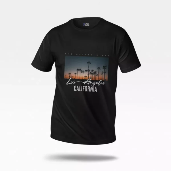 تیشرت طرح غروب لس‌آنجلس (Los Angeles)
