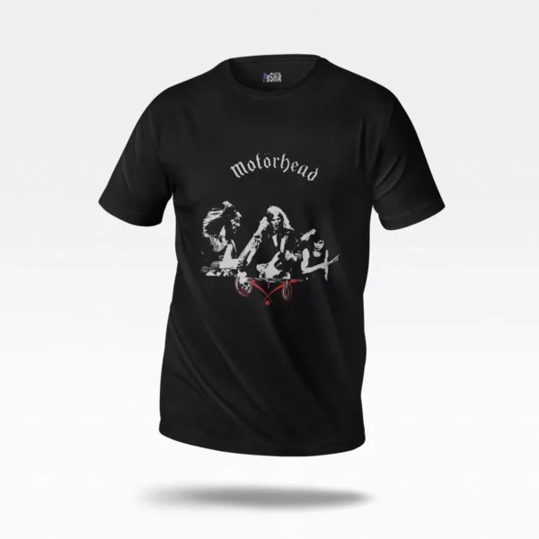 تیشرت موتورهد طرح اجرای راک (Motörhead)