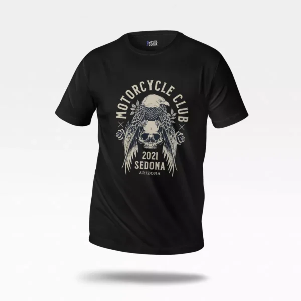 تیشرت موتورسواری طرح Motorcycle Club Sedona