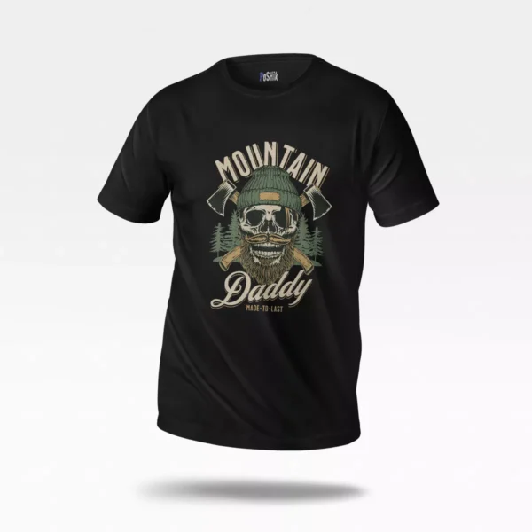 تیشرت پدر کوهنورد طرح جمجمه Mountain Daddy