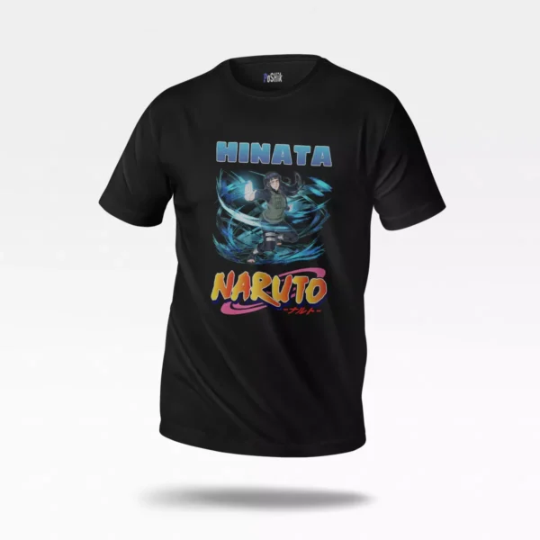 تیشرت انیمه ناروتو طرح هیناتا هیوگا (Hinata)