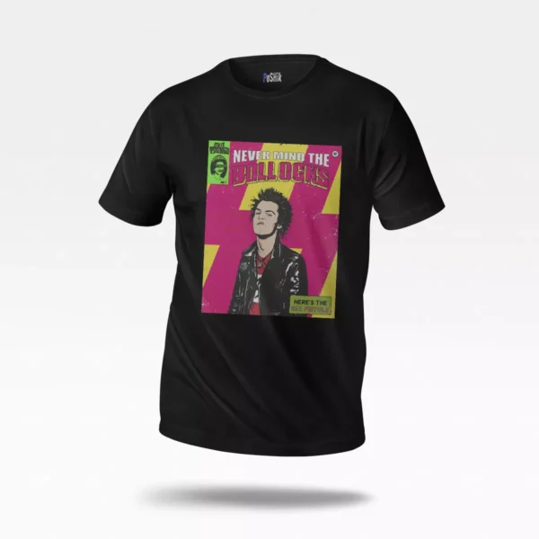 تیشرت گروه Sex Pistols طرح Never Mind the Bollocks