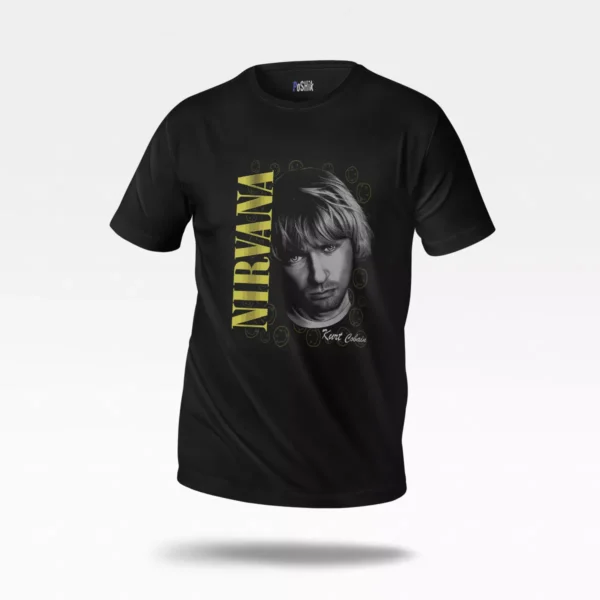 تیشرت نیروانا طرح پرتره کورت کوبین (Kurt Cobain)